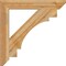 Ekena Millwork Merced Slat Rough Sawn Bracket, Western Red Cedar, 4"W x 30"D x 30"H BKT04X30X30MRC06RWR - alternate 4
